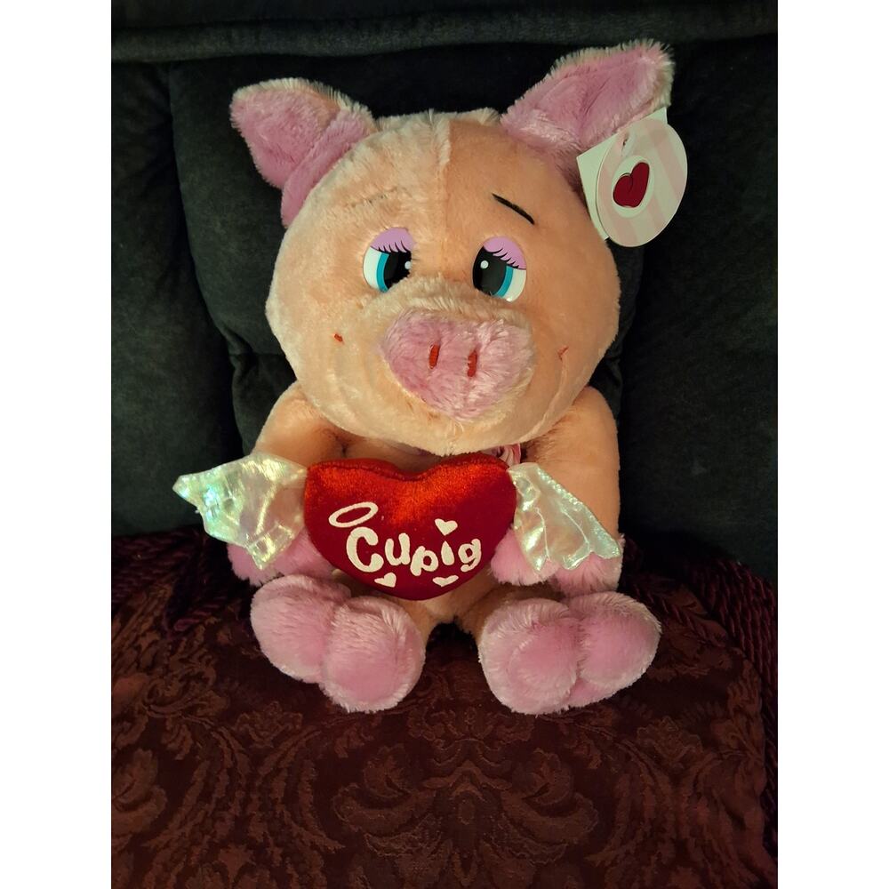 VALENTINES PINK PLUSH CUPIG